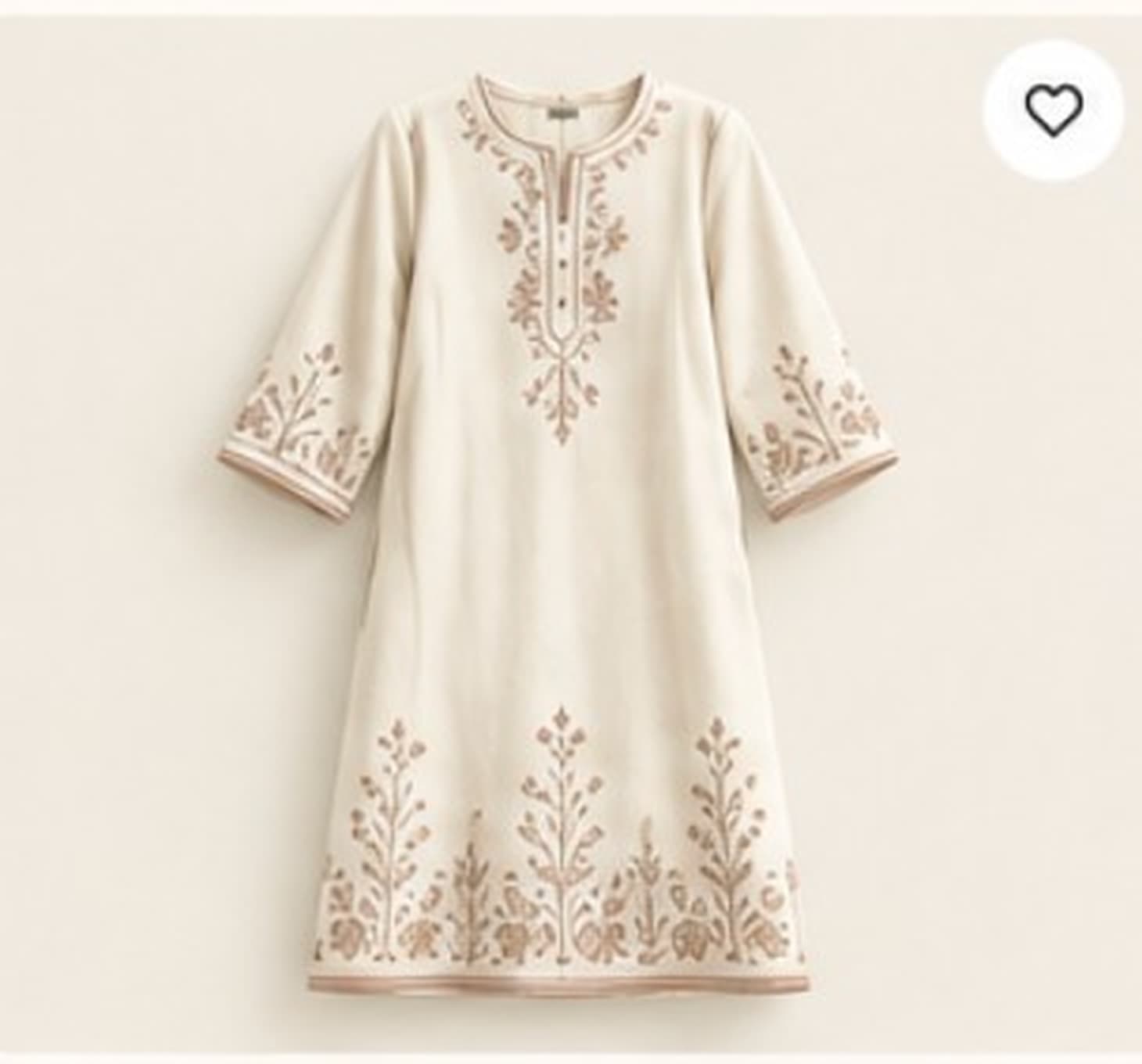 Gul Cotton Straight Kurta — front view