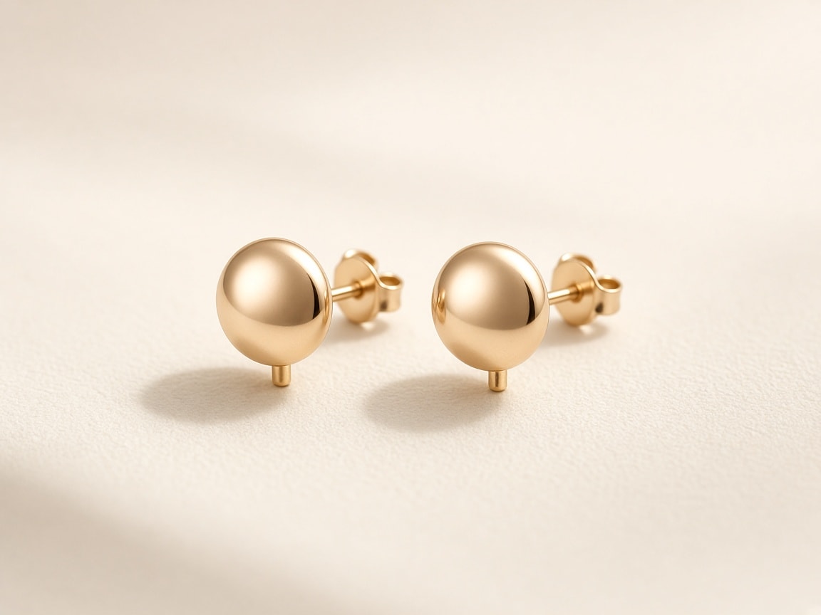 Minimal Studs — Champagne