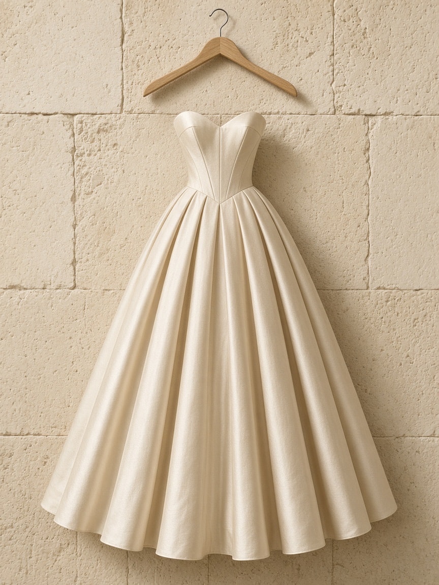 western ball gown silhouette