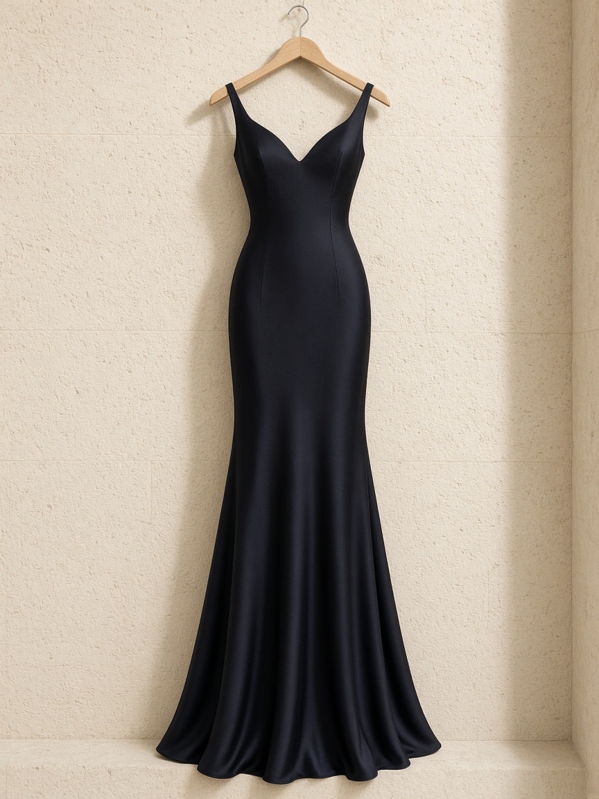 western mermaid gown silhouette