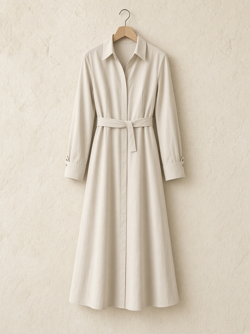western shirt dress silhouette