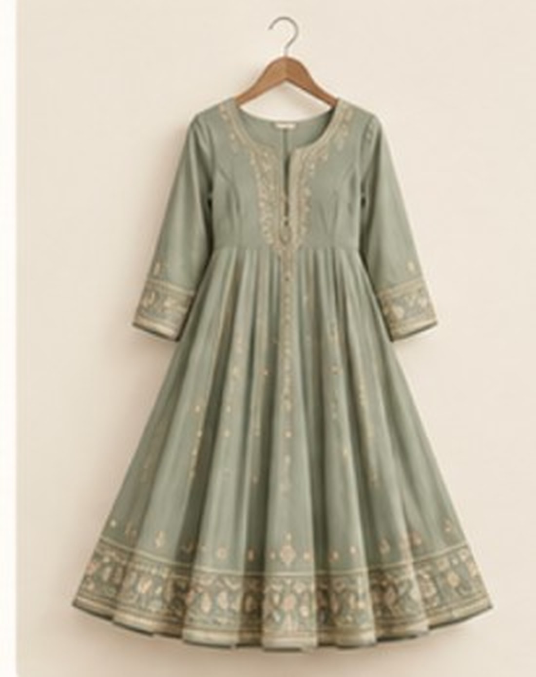 anarkali silhouette