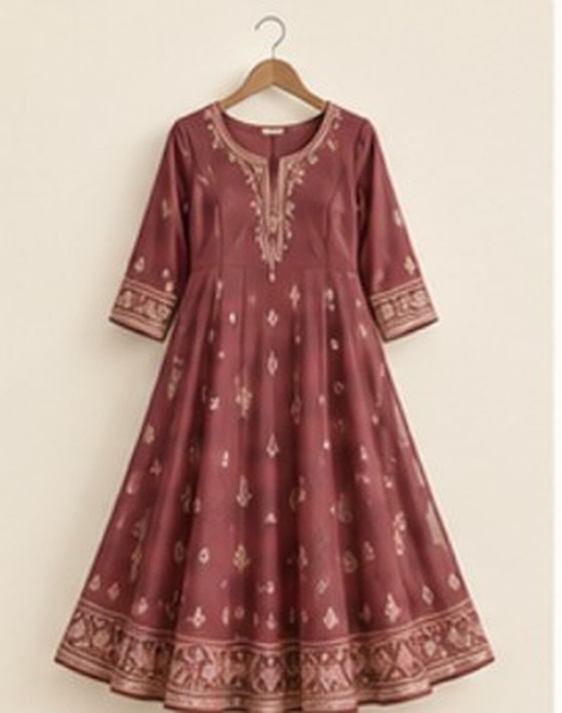 flared kurta silhouette