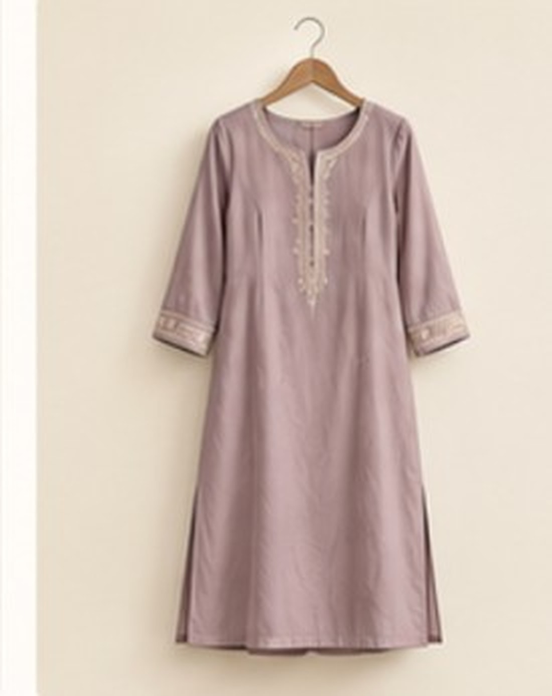 long straight kurta silhouette
