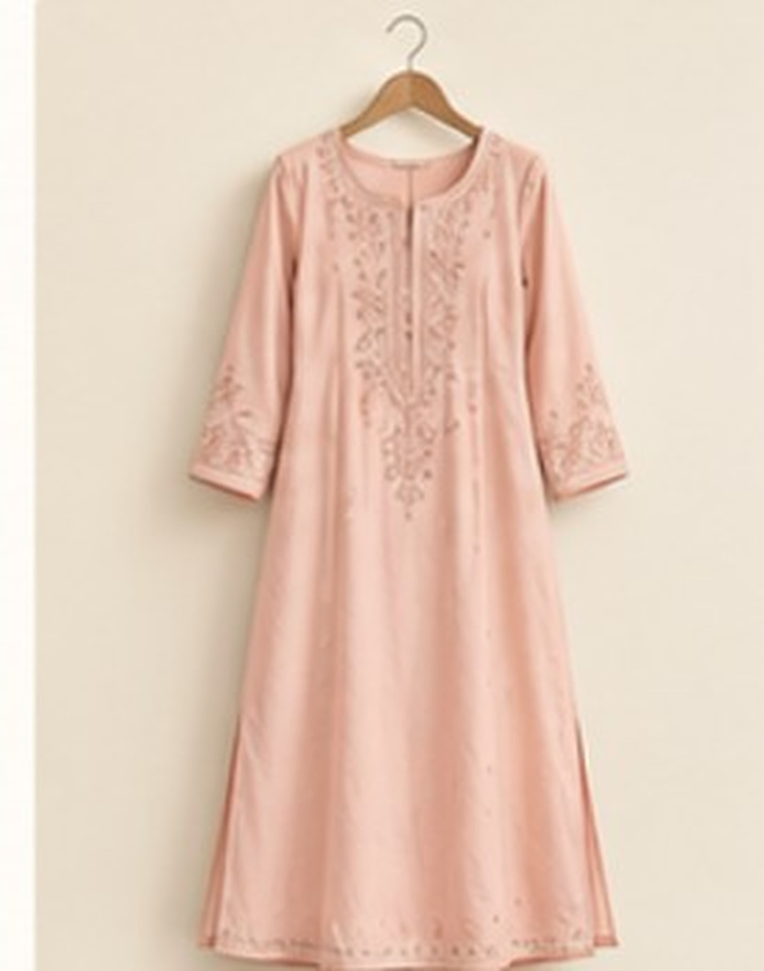 pakistani long kurta silhouette