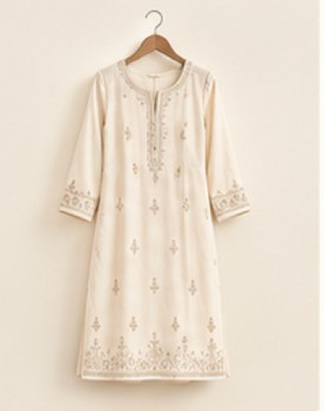 straight kurta silhouette