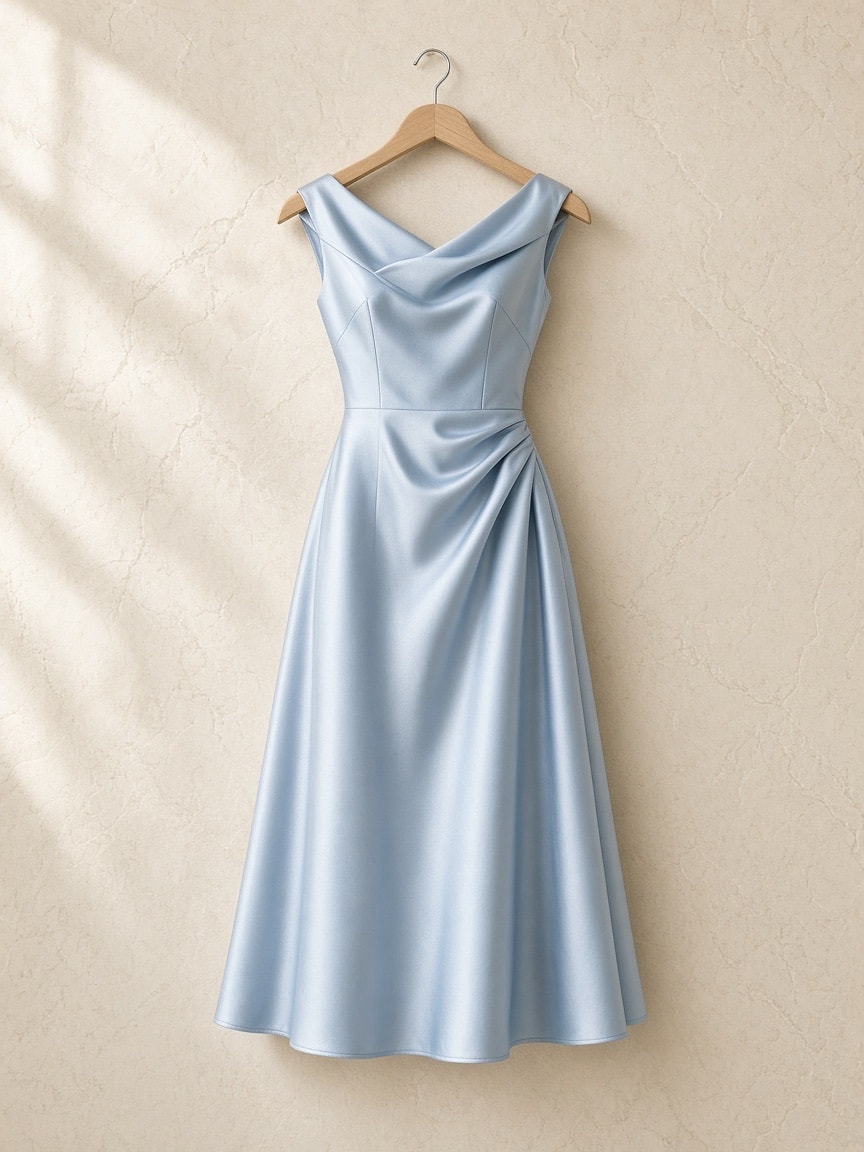 western fit and flare dress silhouette