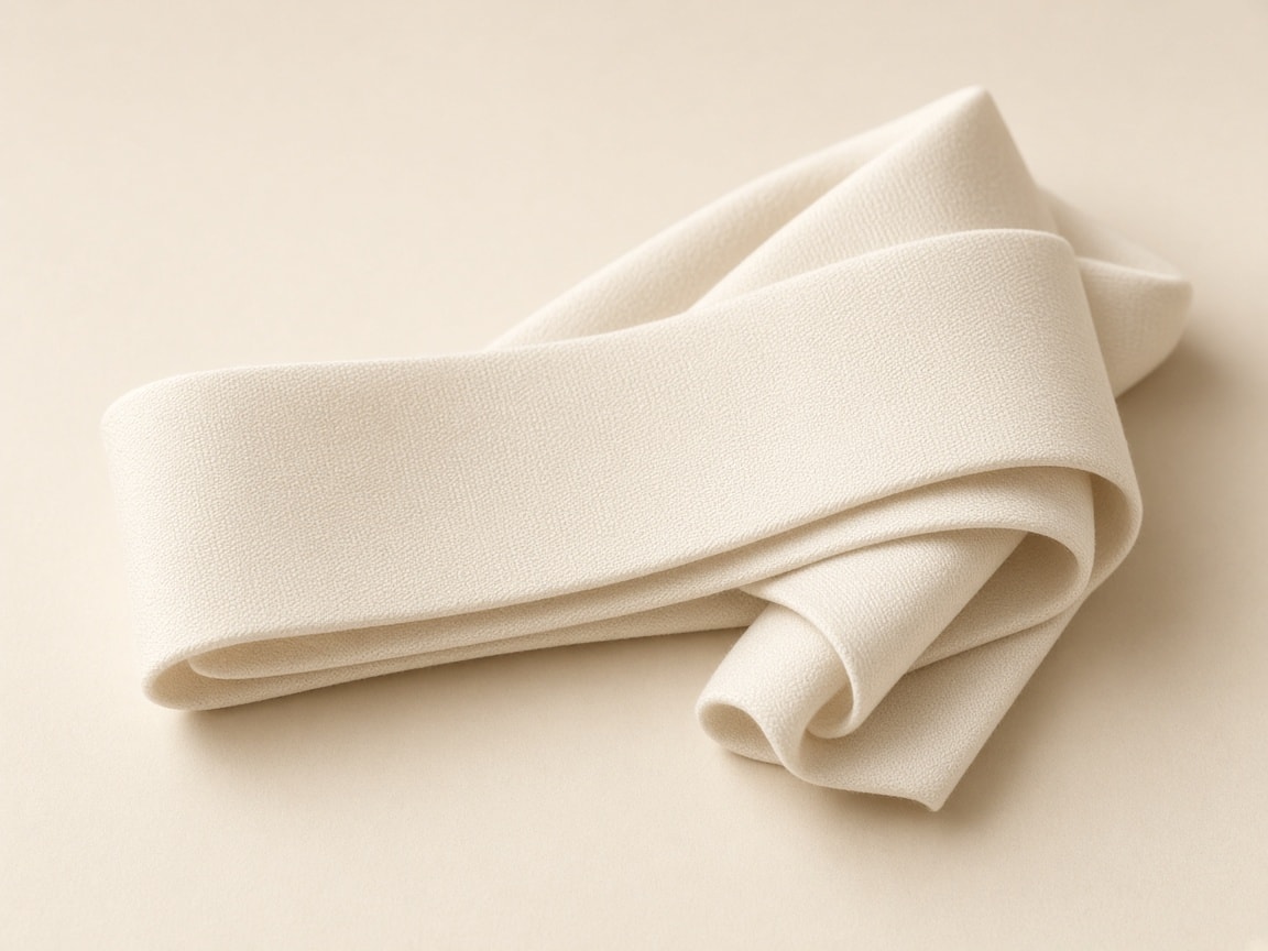 Fabric Sash Belt — Ivory