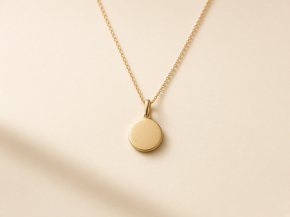 Minimal Gold Pendant