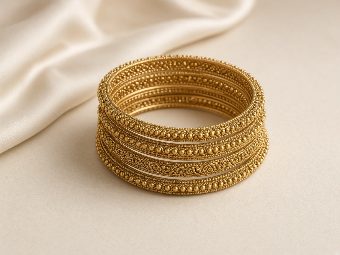 Textured Bangle Set